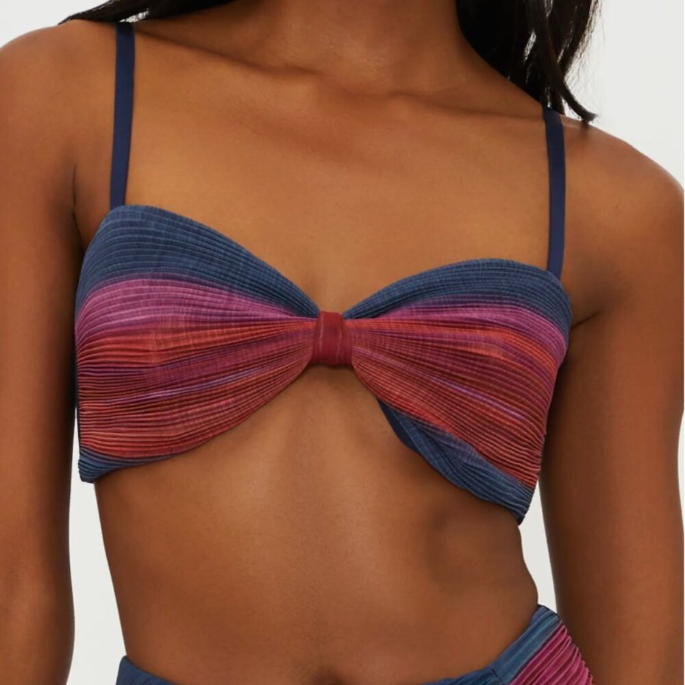 Beach Riot Paula Bikini Top, Frida Bikini Bottom Size M NWT